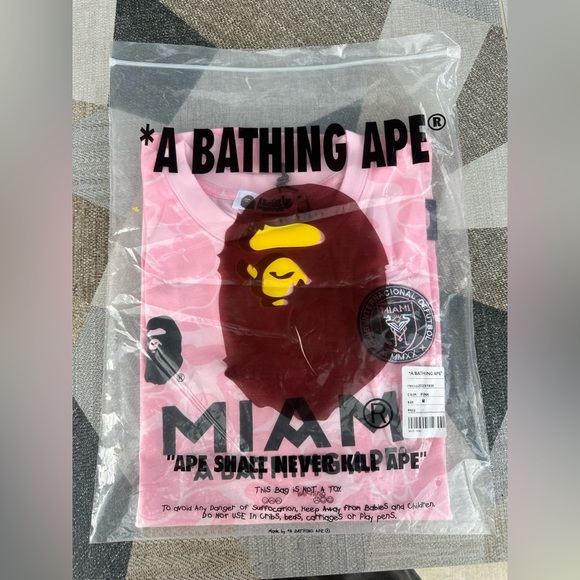 BAPE X INTER MIAMI CF - Pink - Picture 1 of 6